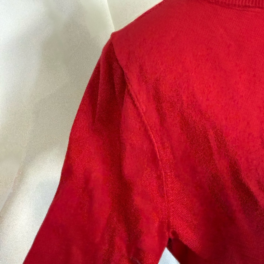 Talbots Red Knit Turtleneck Sweater - Picture 5 of 8